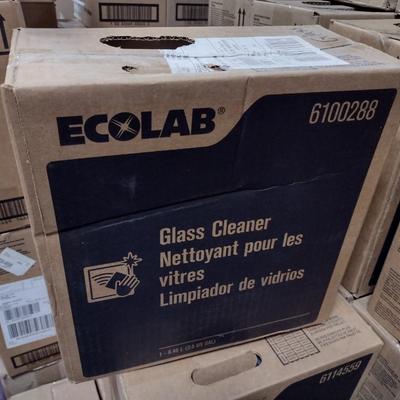Set of 2 Boxes Ecolab Glass Cleaner 1-2.5lbs New in Box