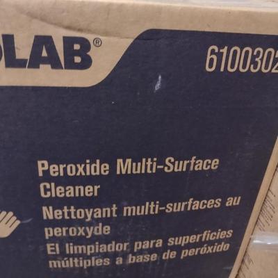Set of 2 Boxes Ecolab Peroxide Multi-Surface Cleaner 2.5 Gallon New in Box