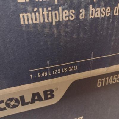 Set of 2 Boxes Ecolab Peroxide Multi-Surface Cleaner 2.5 Gallon New in Box