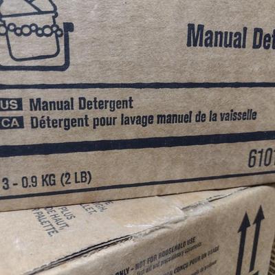 Set of 2 Boxes Ecolab Smartpower Manual Detergent 3-2lb Bricks New in Box