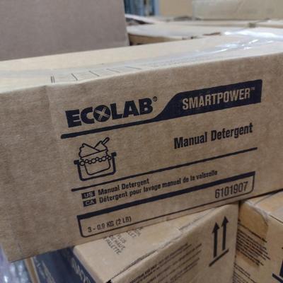 Ecolab Smartpower Manual Detergent 3-2lb Bricks New in Box