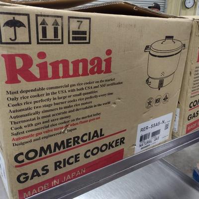 Rinnai Commercial Gas Rice Cooker New in Box Choice B