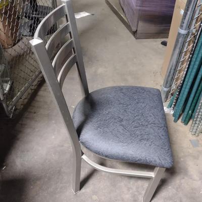 Set of 5 Metal Frame Commercial Grade Chairs Choice B