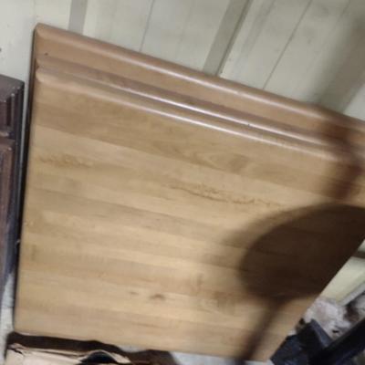 Set of 3 Solid Wood Natural Grain Finish Commercial Tabletops Various Sizes