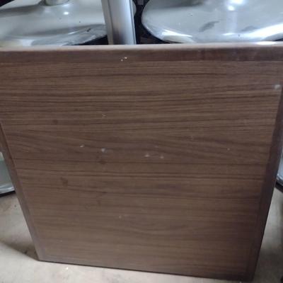 Set of 5 Solid Wood Grain Finish Commercial Tabletops Choice A