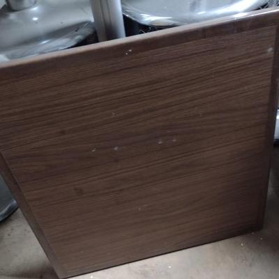 Set of 5 Solid Wood Grain Finish Commercial Tabletops Choice A