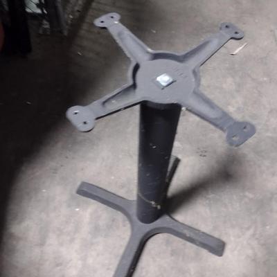 Set of 3 Black Post Table Stand 29"