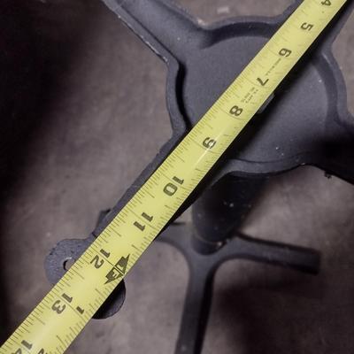 Set of 3 Black Post Table Stand 29"