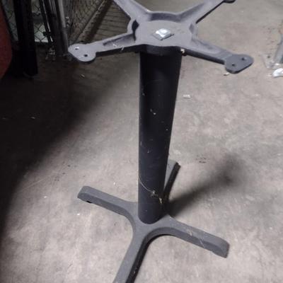 Set of 3 Black Post Table Stand 29"