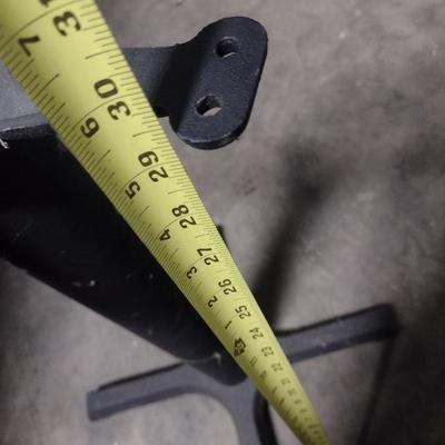 Set of 3 Black Post Table Stand 29"