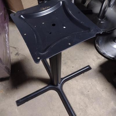 Set of 4 Metal Post Table Stands 29"