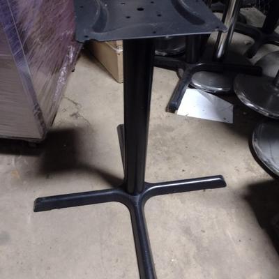 Set of 4 Metal Post Table Stands 29"