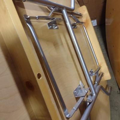 Single PRE Series Commercial Round 48" Folding Leg Table Choice A