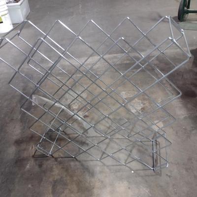 Commercial Metal Wire Wine Bottle Rack Choice A