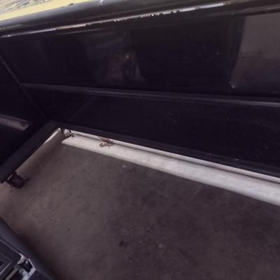 Metal Portable Bar with Rockstar Wrap on Castors