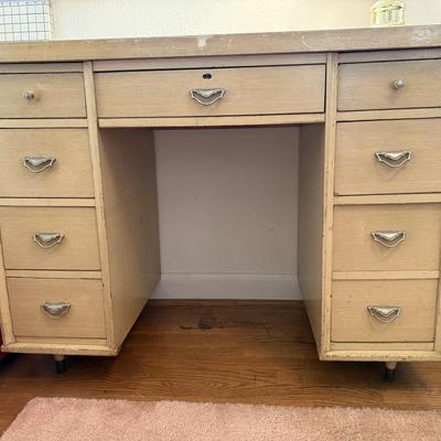 MCM vanity/desk & sewing lot