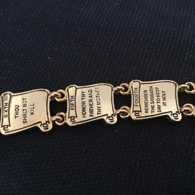 Ten Commandments Bracelet