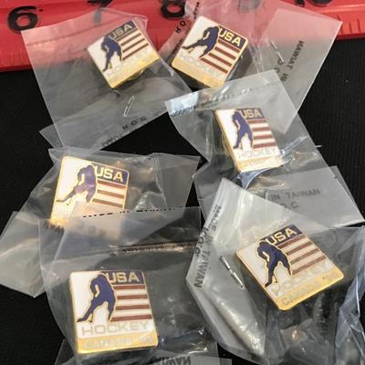 USA Hockey Pins Lot of 6