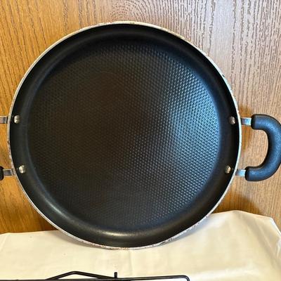Cook’s Essentials kettle, fry pan, burner covers