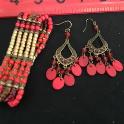Bracelet And Earrings