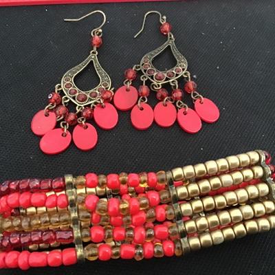 Bracelet And Earrings