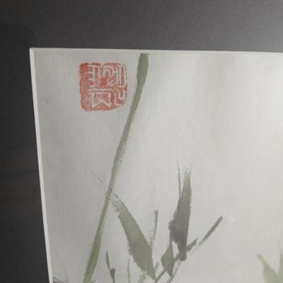 Chinese scroll painting - original watercolor - Panda bear