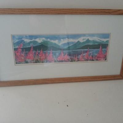 Wall Art - Watercolor "Summer" Signed and dated