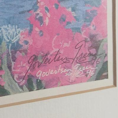 Wall Art - Watercolor "Summer" Signed and dated