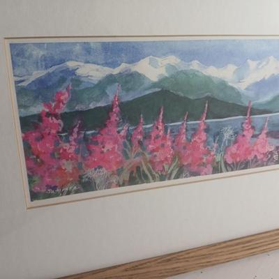 Wall Art - Watercolor "Summer" Signed and dated
