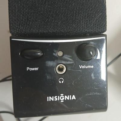 Sony Walkman with case, Insigna Computer speakers, Del Ton ergonomic wireless Keyboard and wireless Arteck mouse