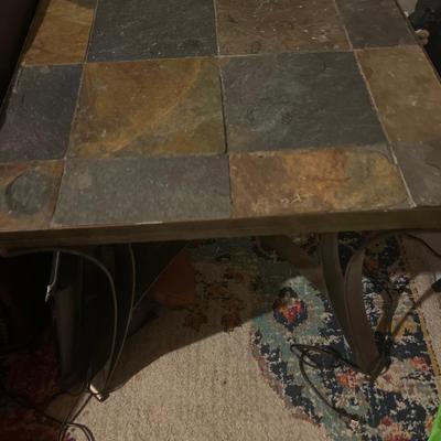 Stone side table