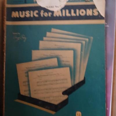 Piano Bench full of music books