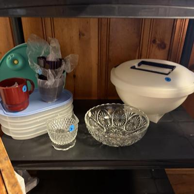 Trashcan, stool, kitchen serving lot