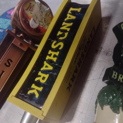 Various Name Brand Beer Tap Handles Set #3