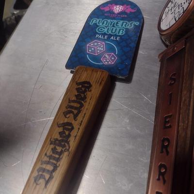 Various Name Brand Beer Tap Handles Set #3