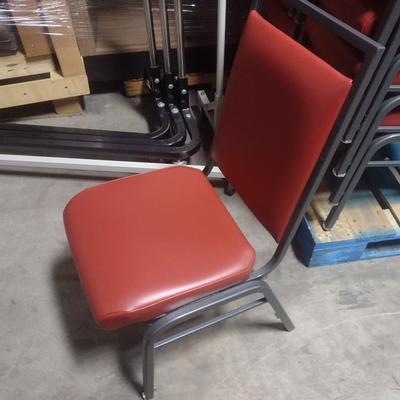 Set of 10 Bertolini Commercial Stack Chairs