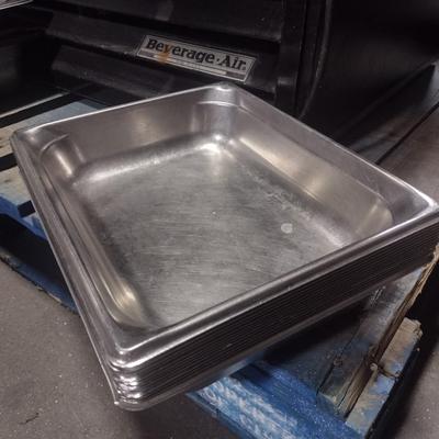 Set of 11 NSF Commercial Stainless Warming Pans 10"x12"
