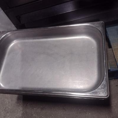 Set of 3 NSF Commercial Stainless Warming Pans 12"x21"