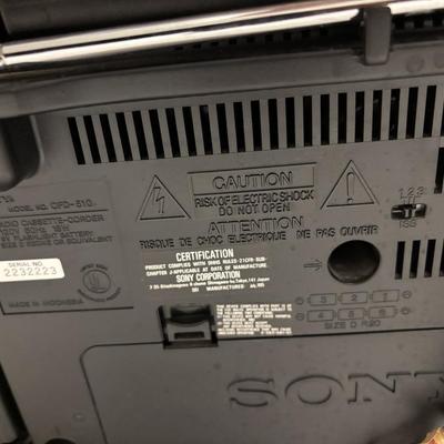 Sony CD Radio Cassette Corder