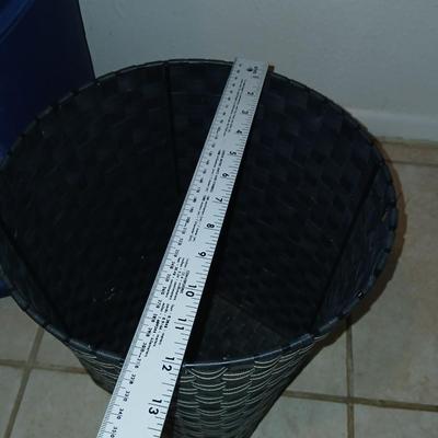 Laundry hamper and a trash can