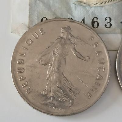 Foreign coins from France