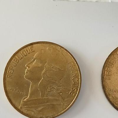 Foreign coins from France