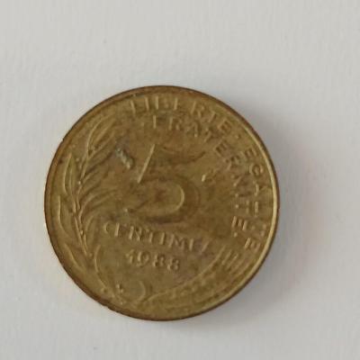 Foreign coins from France