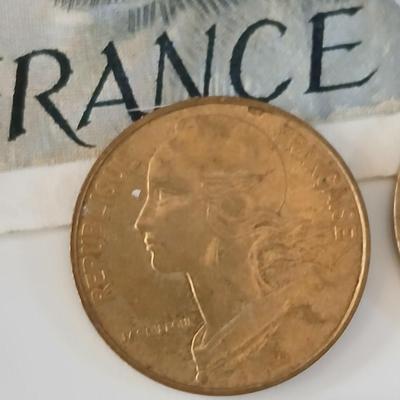 Foreign coins from France