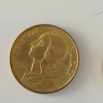 Foreign coins from France