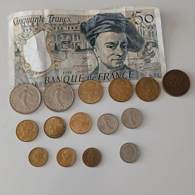 Foreign coins from France