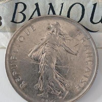Foreign coins from France