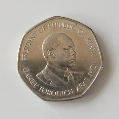 Collection of coins from Kenya