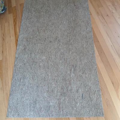 Beautiful vintage handmade Tibetan yak hair rug / carpet 67" x 37"