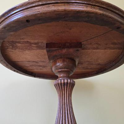 Beautiful vintage oak side table